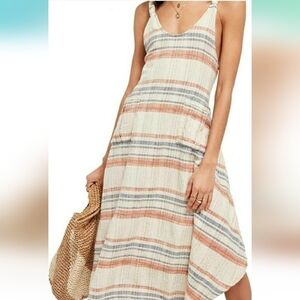Free People Harper's Sleeveless Striped Midi